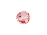 Give any design some pizzazz with this PRESTIGE Crystal Components faceted round bead. Displaying a classic round shape and multiple facets, this bead can be added to any project for a burst of sparkle. The simple yet elegant style makes this bead an excellent supply to have on hand, because you can use it nearly anywhere. It is versatile in size. The delightful Rose Peach shade will conjure up the delicate image of a cherry blossom combined with the sweet smell of an English rose, so try it with cream and soft brown components.Sold in increments of 12