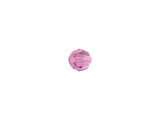 Displaying a classic round shape and multiple facets, this bead can be added to any project for a burst of sparkle. The simple yet elegant style makes this bead an excellent supply to have on hand, because you can use it nearly anywhere. This small bead features a sweet pink color that will add a graceful sparkle to any jewelry design.Sold in increments of 12