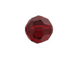 Displaying a classic round shape and multiple facets, this bead can be added to any project for a burst of sparkle. The simple yet elegant style makes this bead an excellent supply to have on hand, because you can use it nearly anywhere. This bold bead features a daring red gleam that will bring drama to any look.Sold in increments of 6