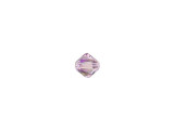 Elegant sparkle fills this PRESTIGE Crystal Components bead. This bead features the popular Bicone shape that tapers at both ends, much like a diamond. The multiple facets cut into the surface of the crystal create a sparkling effect that is sure to catch the eye. This bead is small in size, so you can use it between larger beads for a fun pop of color. The shimmer effect is a special coating specifically designed to capture movement. This effect adds brilliance, color vibrancy, and unique light refraction.Sold in increments of 24