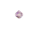Draw attention to designs with the amazing sparkle of this PRESTIGE Crystal Components bicone bead. This bead features the popular Bicone shape that tapers at both ends, much like a diamond. The multiple facets cut into the surface of the crystal create a sparkling effect that is sure to catch the eye. You can use this versatile bead anywhere. The Shimmer effect is inspired by the glittering AB finish. It's a soft and elegant effect that radiates multiple shades of a single color. It offers more brilliance, color vibrancy, and light refraction to accentuate every movement of the crystal.Sold in increments of 12