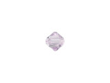 With its pale purple color and bright-shining facets, this PRESTIGE Crystal Components Bicone in Light Amethyst offers your jewelry elegance and romance. Each facet in this small 5mm bead dazzles in the light, displaying the wonderful soft lilac hue. String this bead with jet black gemstones for fun contrasts in a necklace or with pearls for a more classy design. This size is perfect for any type of jewelry, so explore new possibilities when you use this PRESTIGE Crystal Components crystal.Sold in increments of 24