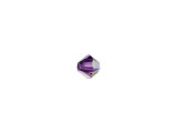 The Amethyst color and AB finish of this Bicone from PRESTIGE Crystal Components is sure to provide your designs with a touch of royal beauty. This Bicone crystal features the cut with 12 facets for added sparkle and brilliance. This patented cut is beyond measure and just has to be seen to be truly appreciated. Make your designs pop with this gorgeous 4mm crystal bead today.Sold in increments of 24