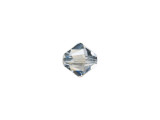 Beautiful shape defines this PRESTIGE Crystal Components 6mm Bicone in Crystal Blue Shade. This crystal bead features a rounded Rhombus shape with alternating facets that catch the light to create magnificent sparkle. The innovative cut features an increased number of alternating large and small facets. This bead is full of brilliance and is sure to be a fabulous addition to your beaded designs. This bead features a shadowy blue color that sparkles darkly with hints of grey light.Sold in increments of 12