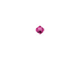 The rich Fuchsia color of this PRESTIGE Crystal Components faceted Bicone will give your beaded jewelry and craft designs a beautiful accent. This Bicone crystal features the cut with 12 facets for added sparkle and brilliance. This patented cut is beyond measure and just has to be seen to be truly appreciated. Make your designs pop with this gorgeous 3mm crystal bead today.Sold in increments of 24