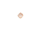 Add just a hint of color and lots of sparkle to your jewelry designs with this PRESTIGE Crystal Components Bicone. This Austrian crystal Bicone displays a faint tint of translucent peach color, while the cut facets catch and reflect light from any angle for glistening brilliance. The small 4mm size makes it an ideal choice for creating multi-stranded designs. Mix it with clear beads and silver accents for a stunning result.Sold in increments of 24