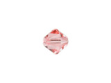 Bring a sweet touch of lovely color into looks with this PRESTIGE Crystal Components Bicone in Rose Peach. This crystal bead features a rounded Rhombus shape with alternating facets that catch the light to create magnificent sparkle. The delightful Rose Peach shade will conjure up the delicate image of a cherry blossom combined with the sweet smell of an English rose, so try it with cream and soft brown components.Sold in increments of 24