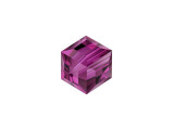 You'll love creating unforgettable style with this PRESTIGE Crystal Components cube bead. This modern bead features a cube shape with precision-cut facets for sparkle from every angle. This bead is perfect for creating a playful feel in your designs. Try it in necklaces, bracelets and even earrings. It's sure to add excitement to your style. This lovely bead features a deep pink color.Sold in increments of 6