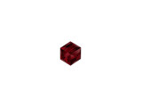 Put touches of daring sparkle into your style with this PRESTIGE Crystal Components cube bead. This modern bead features a cube shape with precision-cut facets for sparkle from every angle. This bead is perfect for creating a playful feel in your designs. Try it in necklaces, bracelets and even earrings. It's sure to add excitement to your style. This small bead features a dark red gleam.Sold in increments of 6