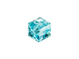 Spice up your designs with the PRESTIGE Crystal Components 8mm cube bead in Light Turquoise. This bead features a cube shape that works well with both contemporary and classic styles. The facets cut into its surface ensure that this bead sparkles and shines brilliantly from every angle. Add the sparkle and brilliance of genuine Austrian crystal to your creations by including this high-quality bead. This bead features a bright blue color that sparkles with icy brilliance.Sold in increments of 6