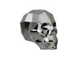 Add daring style to your designs with the PRESTIGE Crystal Components 5750 19mm skull bead in Crystal Silver Night 2X. Crystal gets an edgy and expressive spin in this unique skull bead. This darkly glamorous element is a masterpiece full of precision-cut facets. This statement piece will add rebellious energy to your designs and works well with spikes. This sparkling reminder to live life to the fullest is a powerful and intriguing bead that will mark you as a trend-setter. Use this bold bead as the focal of a unique necklace design. This bead features dark grey color shot through with silvery sparkle.