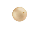 Your designs will stand out with this PRESTIGE Crystal Components crystal pearl. This crystal pearl features a smooth, round surface that will accent any jewelry design with a dash of timeless elegance. Pearls are always classic choices for designs and exude sophistication and luxury. This faux pearl has a crystal core that makes it heavier. Its pearl coating is similar to a natural pearl luster and is consistent in color. This large pearl shines with a regal golden color.Sold in increments of 10