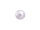 This 8mm Lavender pearl bead from PRESTIGE Crystal Components is the perfect size for adding to necklaces, bracelets, or earrings as the main component. It has a light purple coloring that gives it an elegant, contemporary feel. This faux pearl has a crystal core that makes it heavier. Its pearl coating is similar to a natural pearl luster and is consistent in color.Sold in increments of 50