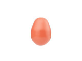 Create your own elegant jewelry pieces with this 11x8mm crystal pearl in PRESTIGE Crystal Components's Coral color. A modern statement of sophistication and playful abandon, this crystal coral pearl is at once glamorous and organic - fusing the natural world with cutting edge fashion. This bright coral color is perfect for spring and summer jewelry, or any piece where you want to add a splash of color. This pear shaped crystal pearl looks exactly like the real thing and mixes beautifully with gemstones, other crystal beads, or sterling silver. String a few together to create a wonderful faux pearl bracelet or necklace, or use them as spacers and accents with your favorite pendants.Sold in increments of 10