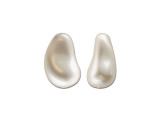 Add a drop of style to your designs with this crystal baroque drop pearl from PRESTIGE Crystal Components. This crystal pearl features a drop shape punctuated with uneven ridges and valleys giving it an organic feel. Pearls are always classic choices for designs and exude sophistication and luxury. This faux pearl has a crystal core that makes it heavier. Its pearl coating is similar to a natural pearl luster and is consistent in color.Sold in increments of 10
