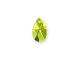 You'll love creating luxurious looks with this Citrus Green PRESTIGE Crystal Components pendant. This lovely pendant features a simple pear shape and is covered in precise-cut facets that sparkle brilliantly. The teardrop-like shape will add sophistication to any necklace design and the Austrian crystal will glitter like no other. Use it with a bail to ensure your pendant hangs straight and even.