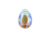 Create sophistication and sparkle in your jewelry designs with this PRESTIGE Crystal Components pear cut pendant. This classic yet contemporary shape will give your projects a standout style with its multilayered, gemstone-inspired cut. This lightweight pendant is sure to make a wonderful showcase in your necklace and earring designs. The Shimmer effect is inspired by the glittering AB finish. It's a soft and elegant effect that radiates multiple shades of a single color. It offers more brilliance, color vibrancy, and light refraction to accentuate every movement of the crystal.Sold in increments of 3