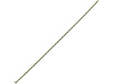 Antiqued Brass Plated Head Pin, 3", Standard (ounce)
