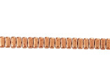 CzechMates Glass 3 x 6mm ColorTrends Saturated Metallic Autumn Maple 2-Hole Brick Bead Strand
