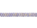 CzechMates Glass 3 x 6mm Pacifica Elderberry 2-Hole Brick Bead Strand