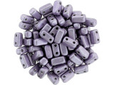CzechMates Glass 3 x 6mm ColorTrends Saturated Metallic Ballet Slipper 2-Hole Brick Bead Strand