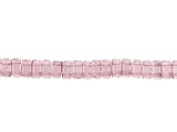 CzechMates Glass 3 x 6mm ColorTrends Transparent Dusty Cedar 2-Hole Brick Bead Strand