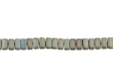 CzechMates Glass 3 x 6mm Matte Iris Brown 2-Hole Brick Bead Strand