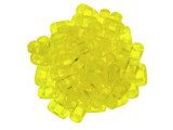 CzechMates Glass 3 x 6mm Lemon 2-Hole Brick Bead Strand