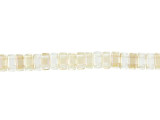 CzechMates Glass 3 x 6mm Twilight Crystal 2-Hole Brick Bead Strand
