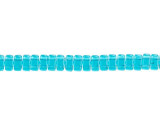 CzechMates Glass 3 x 6mm Teal 2-Hole Brick Bead Strand