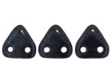 CzechMates 2-Hole Triangle Beads 6mm - Hematite