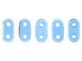 CzechMates Glass 3 x 6mm 2-Hole Sapphire Bar Bead 2.5-Inch Tube