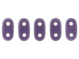 CzechMates Glass 3 x 6mm 2-Hole Tanzanite Bar Bead 2.5-Inch Tube