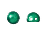 CzechMates 2-Hole 7mm ColorTrends: Saturated Metallic Lush Meadow Cabochon Beads 2.5-Inch Tube