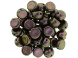 Light up your jewelry designs with these CzechMates Cabochon Beads. These beads feature a round domed shape with a flat back, much like that of a cabochon. Two stringing holes run close to the flat bottom of the dome, so these beads will stand out in your jewelry-making designs. Use them in multi-strand projects or add them to your bead weaving for eye-catching dimensional effects. They'll work nicely with other CzechMates beads. They feature shimmering copper and blush tones that gleam magnificently. 