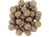 CzechMates 2-Hole 7mm Pacifica Fig Cabochon Beads 2.5-Inch Tube