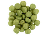 CzechMates 2-Hole 7mm Pacifica Avocado Cabochon Beads 2.5-Inch Tube