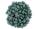 Matubo SuperDuo 2x5mm 2-Hole Moon Dust Turquoise Seed Bead 2.5-Inch Tube