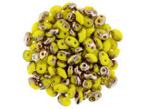 Matubo SuperDuo 2 x 5mm Apollo - Opaque Yellow 2-Hole Seed Bead 2.5-Inch Tube