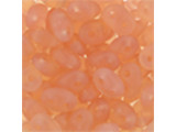 Matubo SuperDuo 2 x 5mm Matte Milky Pink 2-Hole Seed Bead 2.5-Inch Tube