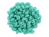 Matubo SuperDuo 2 x 5mm Saturated Teal 2-Hole Seed Bead 2.5-Inch Tube