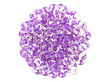 Matubo SuperDuo 2 x 5mm Light Purple-Lined Crystal 2-Hole Seed Bead 2.5-Inch Tube