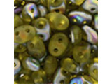 Matubo SuperDuo 2 x 5mm Matte - Jonquil - Vitral 2-Hole Seed Bead 2.5-Inch Tube