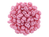 Matubo SuperDuo 2 x 5mm Baby Pink Pearl Shine 2-Hole Seed Bead 2.5-Inch Tube