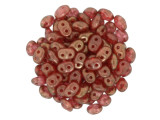 Matubo SuperDuo 2 x 5mm Cardinal Halo 2-Hole Seed Bead 2.5-Inch Tube