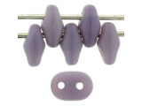 Matubo SuperDuo 2 x 5mm Matte Amethyst 2-Hole Seed Bead 2.5-Inch Tube