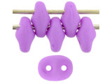 Matubo SuperDuo 2 x 5mm Saturated Neon Violet 2-Hole Seed Bead 2.5-Inch Tube