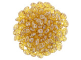 Matubo SuperDuo 2 x 5mm Topaz Luster 2-Hole Seed Bead 2.5-Inch Tube