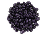 Matubo SuperDuo 2 x 5mm Metalust Purple 2-Hole Seed Bead 2.5-Inch Tube