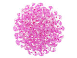 Matubo SuperDuo 2 x 5mm Hot Pink-Lined Crystal 2-Hole Seed Bead 2.5-Inch Tube